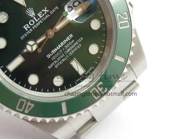116610 Edition Ceramic Submariner Steel 316L Best Green LV Noob V10.5 1:1 0123